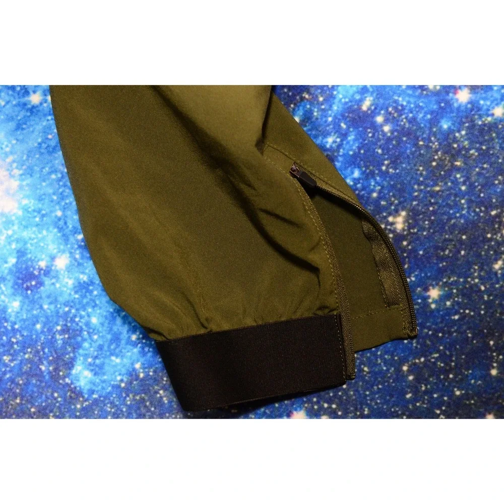 Primo Pants Mens 32 Green Jogger Golf‎ Tapered Stretch Zip Cuff Casual Athletic